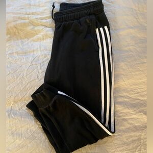 Adidas Black Joggers Sweatpants Size Medium